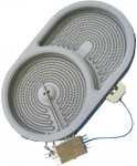 Инфракрасная конфорка D270х165/2000W/1100W для стеклокерамики Gorenje 607622 (616951)